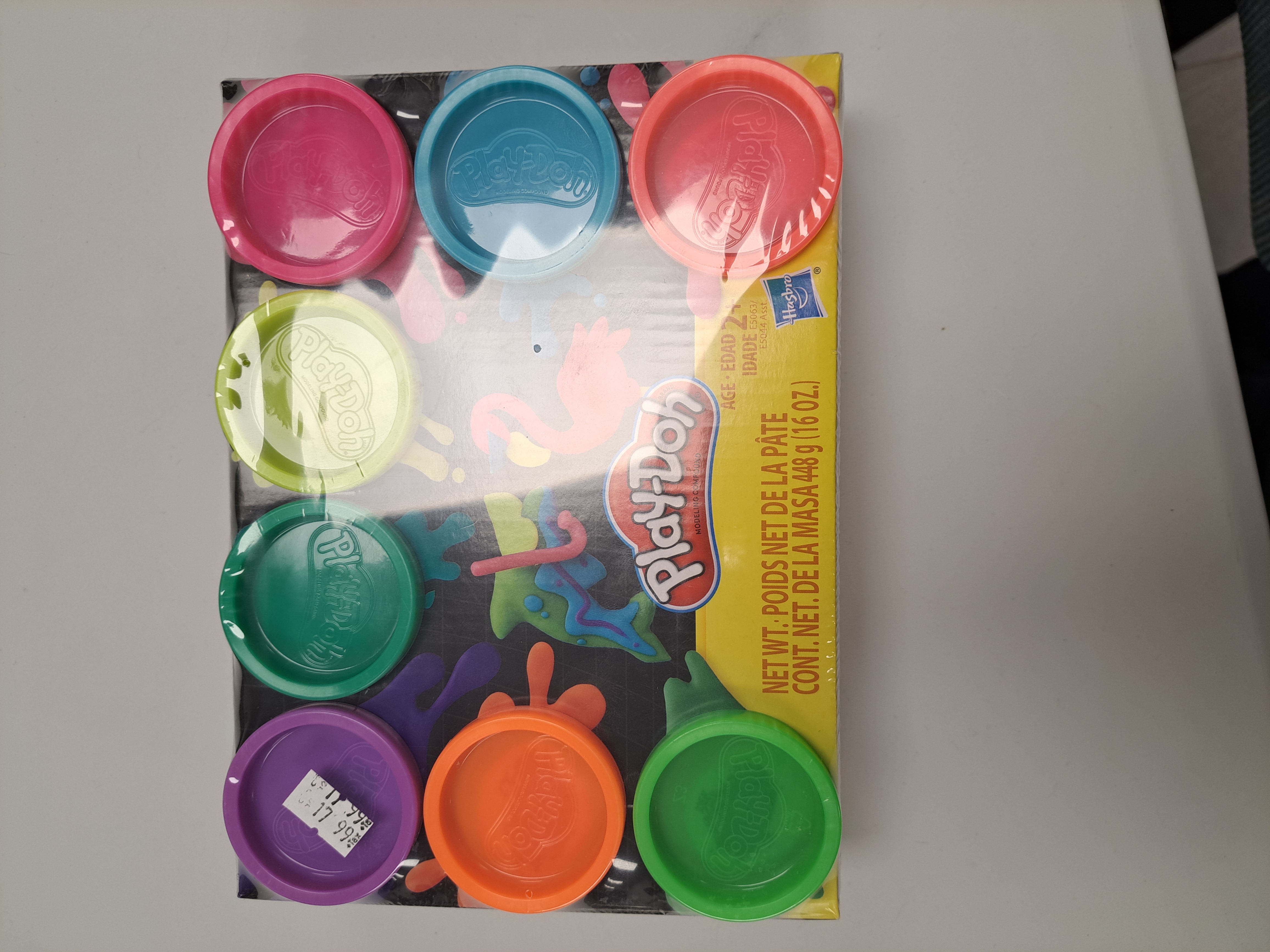 play-doh lot de 8 neon